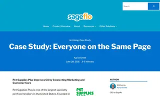 Preview of the Pet Supplies Plus Case Study