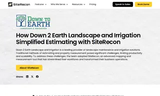 Preview of the Down 2 Earth Landscape and Irrigation Case Study