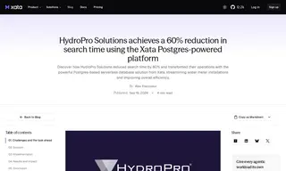 Preview of the HydroPro Solutions Case Study