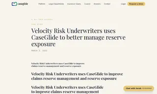 Preview of the Velocity Risk Underwriters Case Study