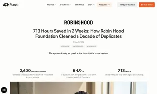 Preview of the Robin Hood Foundation Case Study