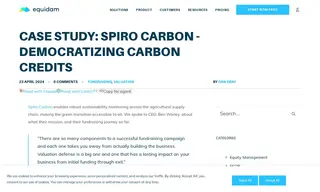 Preview of the Spiro Carbon Case Study