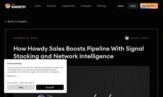 Preview of the Howdy Sales Case Study