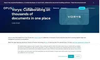 Preview of the Vorys Case Study