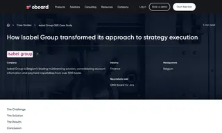 Preview of the Isabel Group Case Study