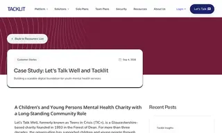 Preview of the Let’s Talk Well Case Study