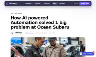 Preview of the Ocean Subaru Case Study