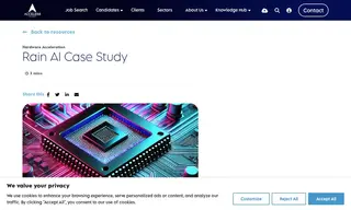 Preview of the Rain AI Case Study