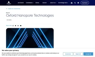 Preview of the Oxford Nanopore Technologies Case Study
