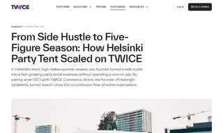 Preview of the Helsingin Juhlateltta (Helsinki Party Tent) Case Study
