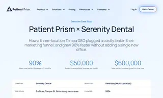 Preview of the Serenity Dental Case Study
