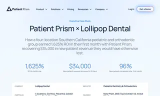 Preview of the Lollipop Dental Case Study