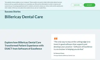 Preview of the Billericay Dental Care Case Study