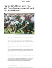Preview of the Stetson University Case Study