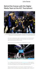 Preview of the Atlantic Coast Conference Case Study