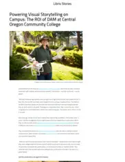 Preview of the Central Oregon Community College Case Study