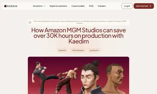 Preview of the Blur Studio Case Study