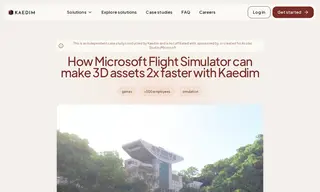Preview of the Microsoft Flight Simulator Case Study
