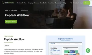 Preview of the PepTalk Case Study