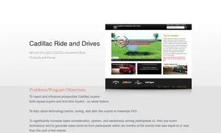 Preview of the Cadillac Case Study