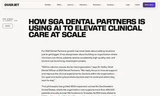 Preview of the SGA Dental Partners Case Study