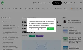 Preview of the Optimal Business Consulting Case Study
