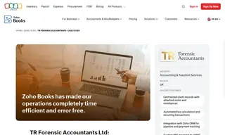 Preview of the TR Forensic Accountants Ltd Case Study