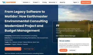 Preview of the Earthmaster Environmental Consulting Case Study