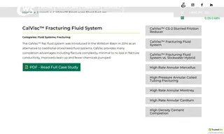 Preview of the Calfrac Case Study
