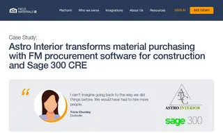 Preview of the Astro Interior Contracting Case Study