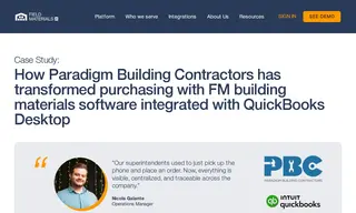 Preview of the Paradigm Building Contractors Case Study