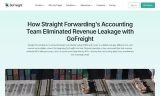 Preview of the Straight Forwarding Inc Case Study