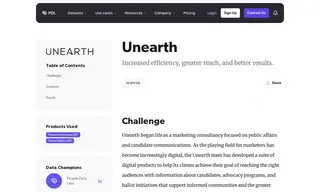 Preview of the Unearth Case Study