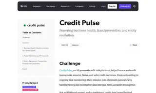 Preview of the Credit Pulse Case Study