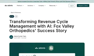 Preview of the Fox Valley Orthopedics Case Study
