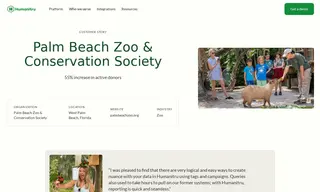Preview of the Palm Beach Zoo & Conservation Society Case Study