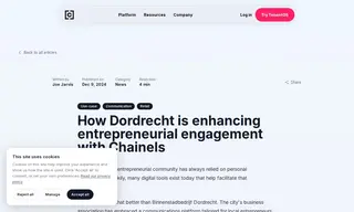 Preview of the Binnenstadbedrijf Dordrecht Case Study
