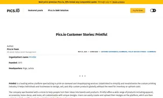 Preview of the Printful Case Study