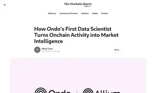 Preview of the Ondo Finance Case Study