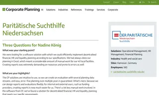 Preview of the Paritätische Suchthilfe Niedersachsen Case Study