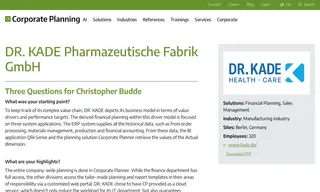 Preview of the DR. KADE Health Care Case Study