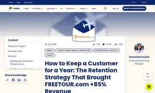 Preview of the FREETOUR.com Case Study