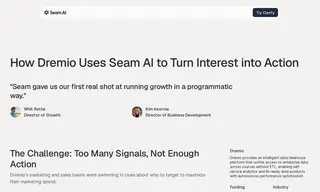 Preview of the Dremio Case Study