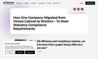 Preview of the RWC Corporate Benefits Ltd Case Study