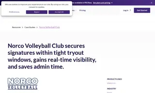 Preview of the Norco Volleyball Club Case Study