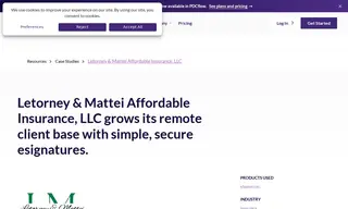 Preview of the Letorney & Mattei Affordable Insurance, LLC Case Study