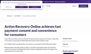 Preview of the Action Recovery Online Case Study