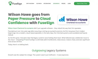 Preview of the Wilson Howe Chartered Accountants Case Study