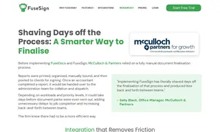Preview of the McCulloch & Partners Case Study