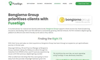 Preview of the Bongiorno Group Case Study